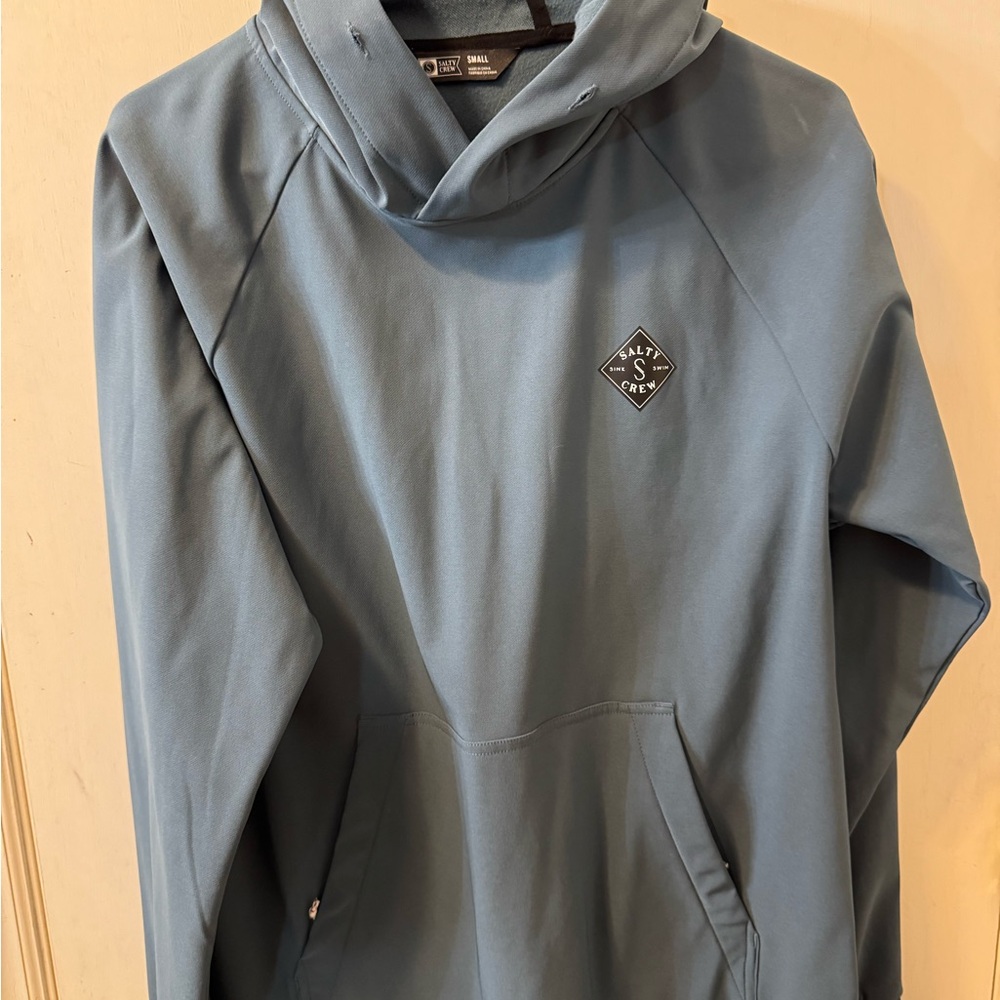 Salty Crew Men's Gray Hoodie Sweater